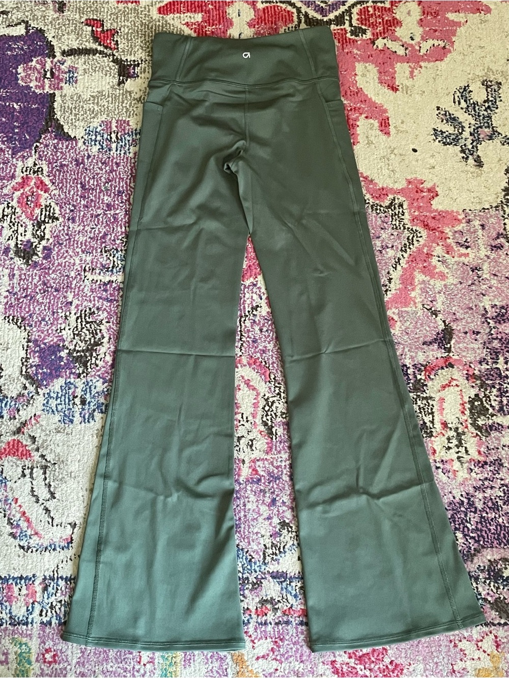 GAPFit Olive Green High-Waist Leggings - XS